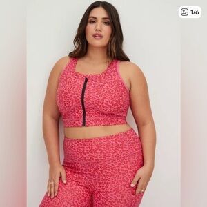 Torrid Pink Leopard Print Leggings